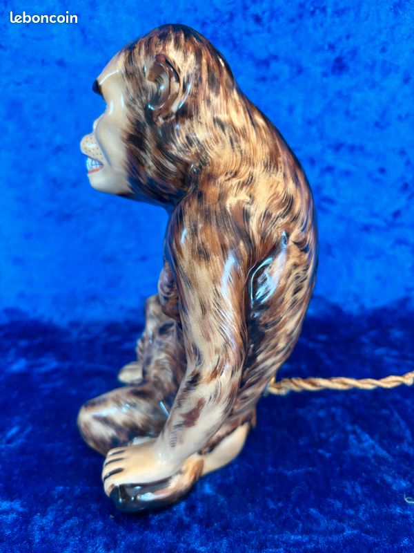 Veilleuse brule parfum Kong art deco en porcelaine LIMOGE (image 5)