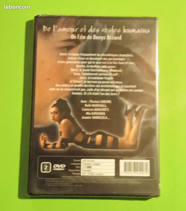 DVD De l'amour et des restes humains - Neuf sous blister (image 2)