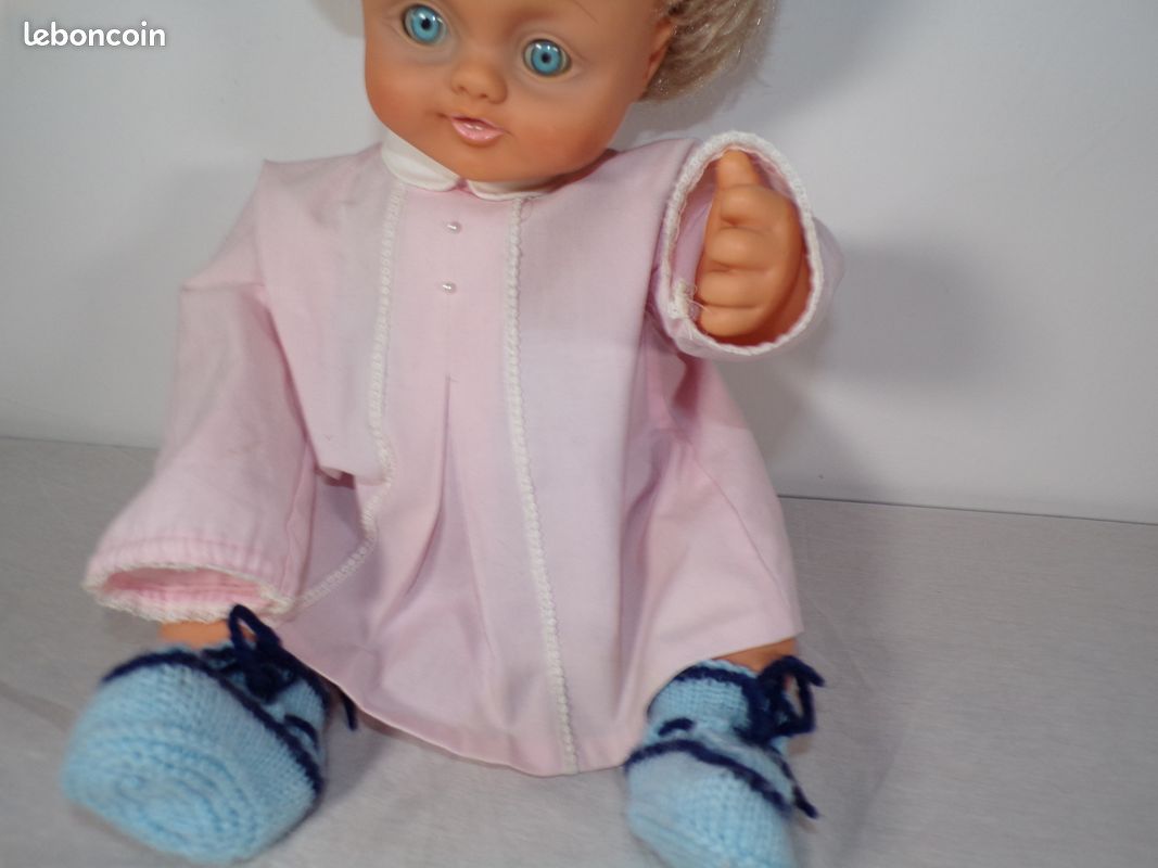 EXCEPTIONNELLE Poupée COUCOU CLODREY 45 cm 1969 habits boîte d'origine