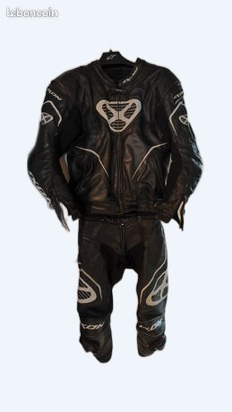 Veste En Cuir Homme Croft & Barrow - Taille 2XL (Big & Tall) - Style Bomber Zippé - Occasion Très Bon état