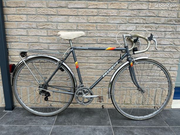 Porte-bagages Avant Avec Phare Pour Vélo Peugeot Ancien - Cycles Old Byke