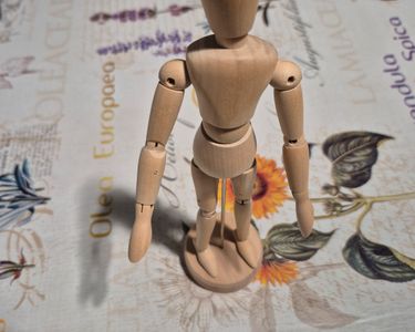 Modèle Articulé De Main En Bois - 18 X 6 Cm, Pour Dessin, Peinture, Référence Artistique