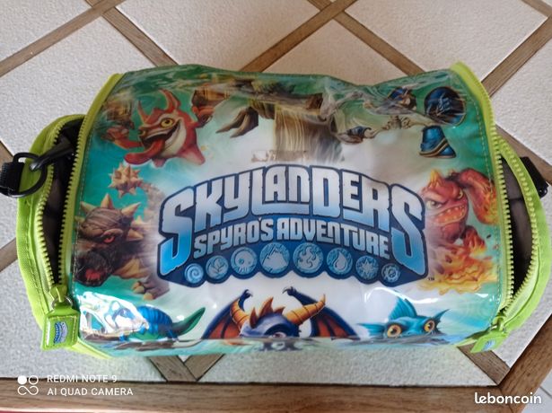 Sac à Dos Skylanders Spyro's Adventure Neuf Avec étiquette - Cartable Enfant Unisexe Noir
