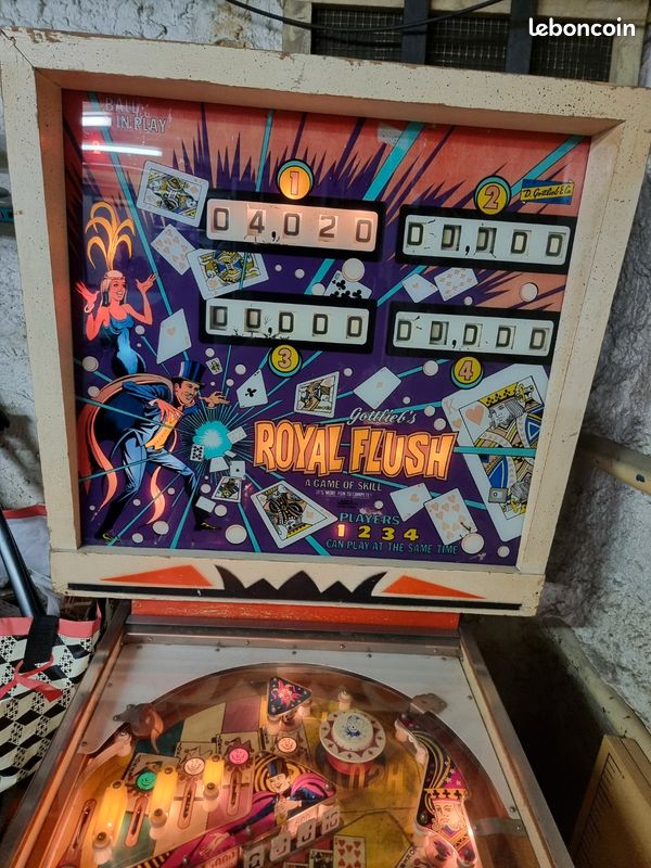 Flipper Gottlieb Royal Flush (image 2)