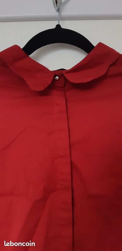 Chemise rouge neuve La Redoute (image 3)