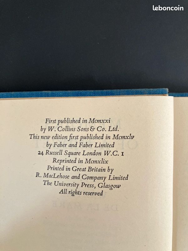 W. De La Mare, Memoirs of a Midget, 1949 (image 4)