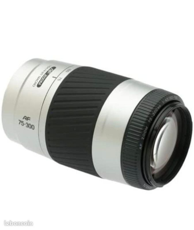 EXCELLENT MINOLTA AF Zoom 75-300 F/4.5-5.6 Objectif
