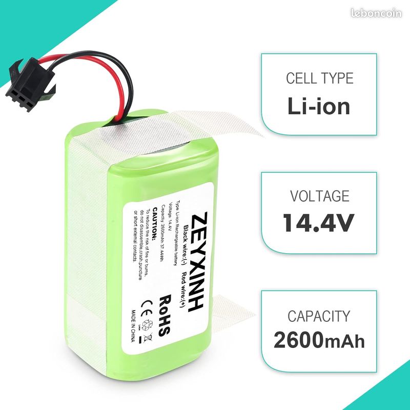 Batterie ZEYXINH 14.4V 2600mAh Li-ion (image 4)