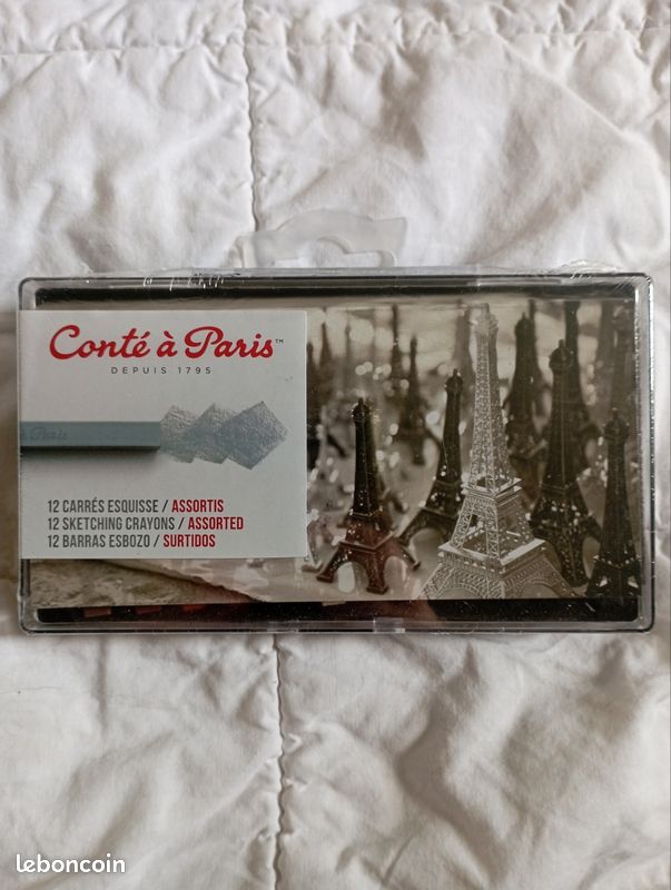 12 carrés esquisse Conté à Paris (image 1)
