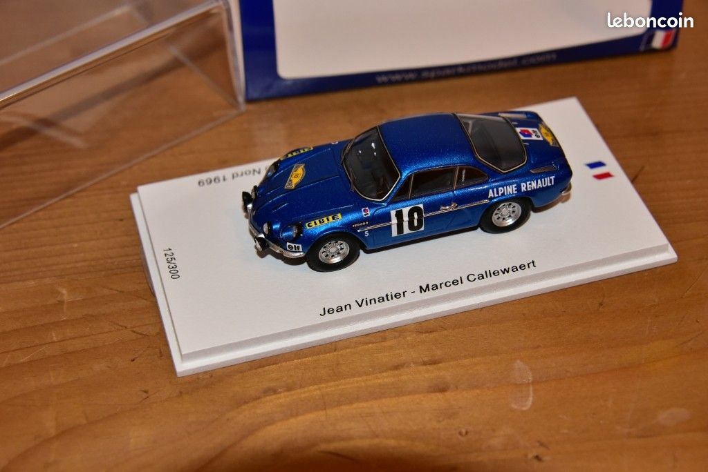 Alpine A110 1440 Rallye des routes du Nord 1969 SPARK 1/43 (image 1)
