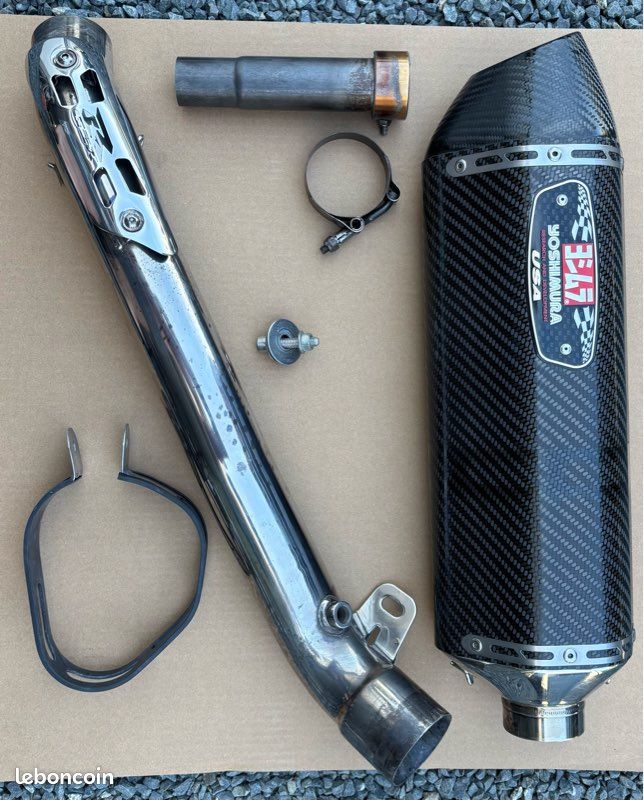 Silencieux Yoshimura R77 USA Carbone + demi ligne GSX-R 1000 K9/L0/L1 (2009-2011) (image 1)