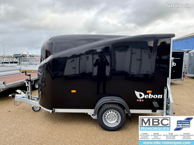 Votre magasin MBC REMORQUES vous propose un fourgon DEBON CARGO 1300 KG + PORTE LATERALE (image 3)