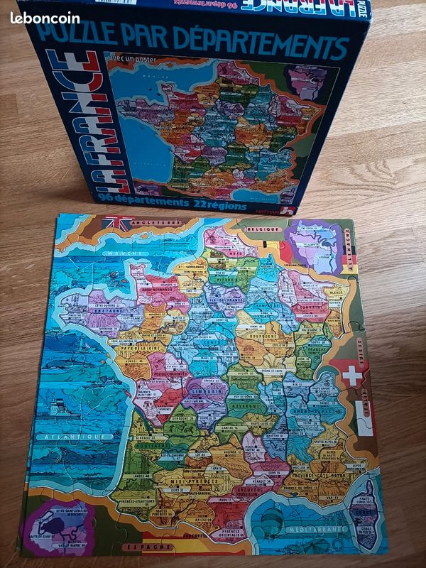 Puzzle carte de France (image 1)