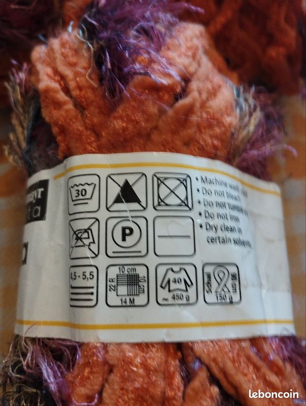 6 pelotes de laine multicolore (image 2)