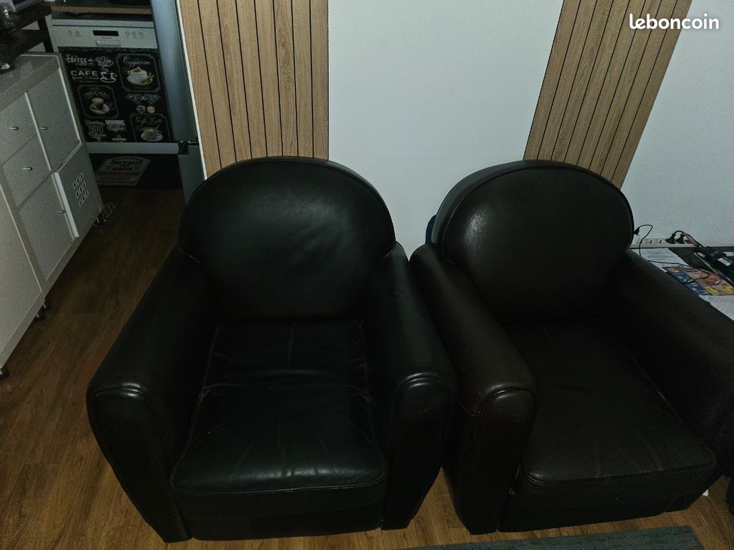 Fauteuil cuir cubain havana (image 2)