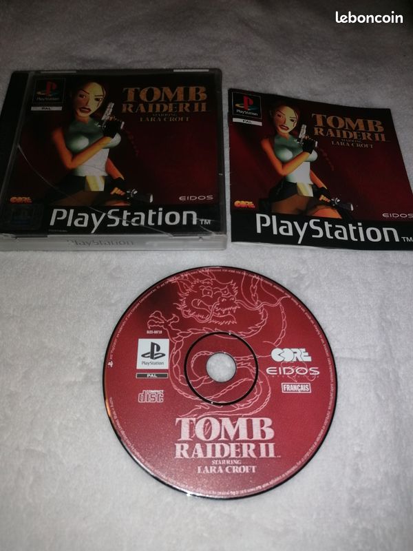 Tomb Raider II Sur PlayStation 1 - Complet Version Française - PAL - Sony - Bon État