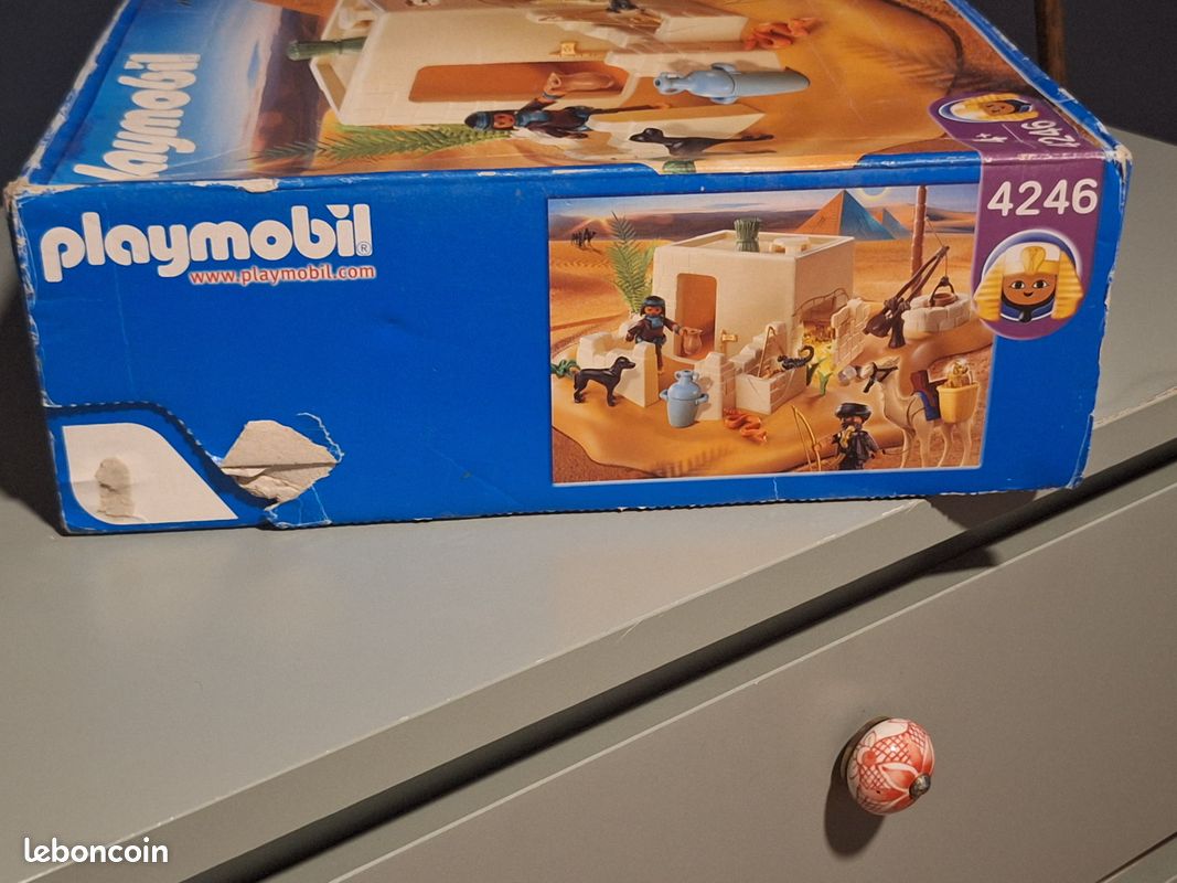 Playmobil 4246 soldat égyptien bédouin maison Égyptienne lot avec
