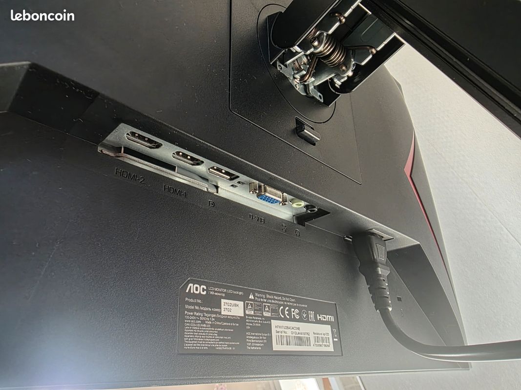Écran AOC orientable 27 pouces (image 8)
