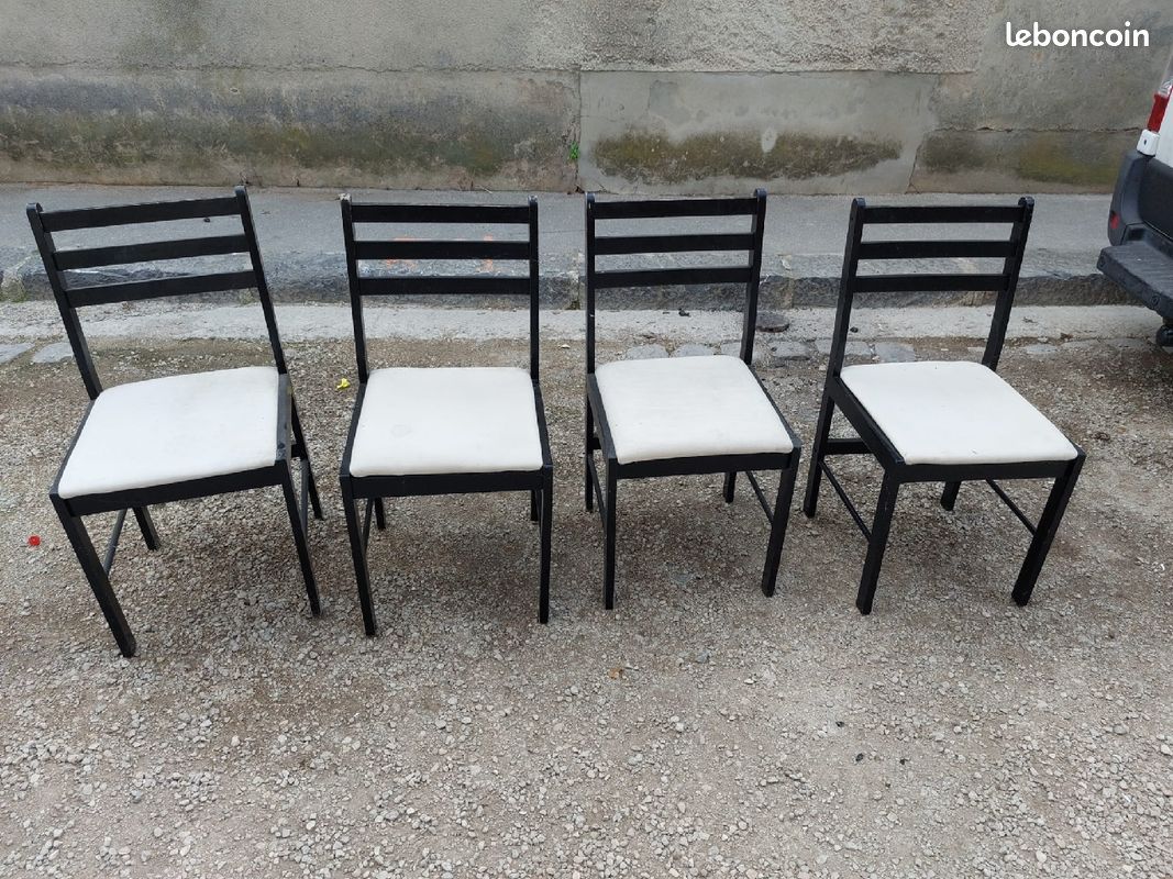 A vendre 4 chaises cuisines (image 1)