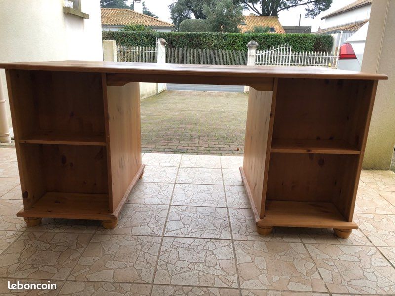 Bureau en pin massif (image 3)