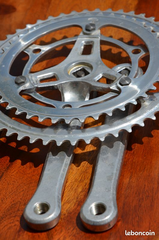 Lot De 2 Pédaliers Pour Vélo De Route 50/34T 170 Mm AL6061 En Aluminium