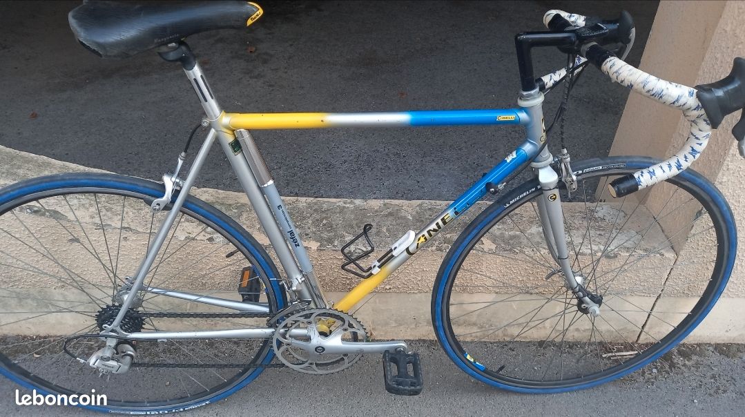 HEROÏN S/m  Equiv 54''  Noir Très Bon état Tout Campagnolo  Groupe EPS Super Record Roues Bora 3991566