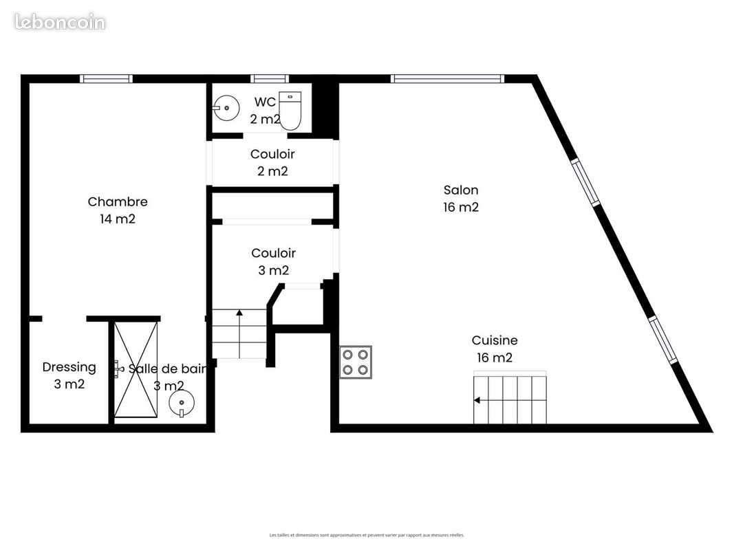 Duplex 3 pièces 96 m² (image 11)