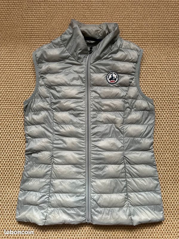 Doudoune Sans Manches JOTT Gris Taille S – Légère, Stylée