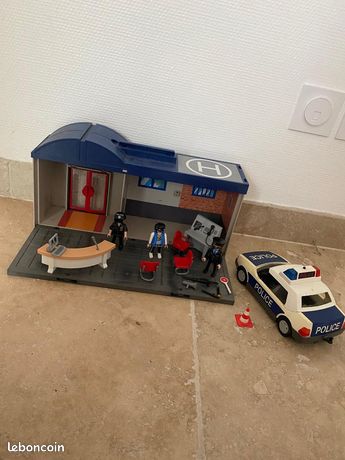 Lot De Playmobil Policier, Très Bon état D'occasion