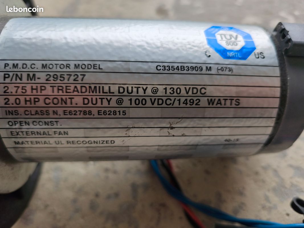 Moteur tapis roulant decathlon tc-3 Sport Plein air