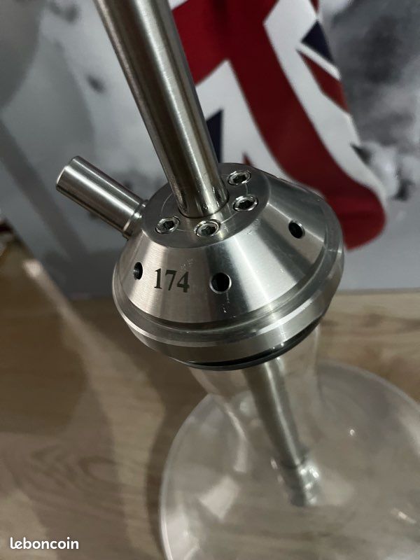 Chicha VZ Hookah Minimal inox numérotée – bon état (image 2)