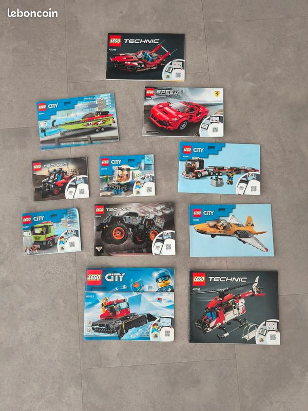 Lot notices lego Jeux Jouets