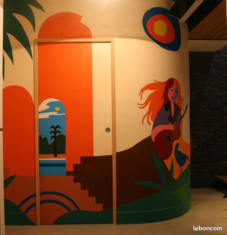 Fresque mural déco peinture (image 1)