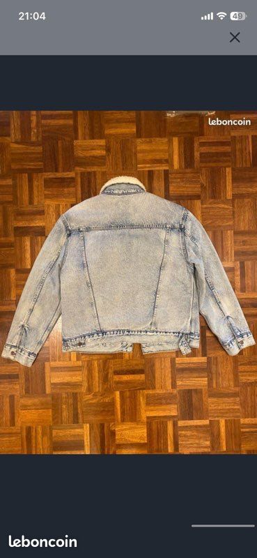 Veste en jean Levi's Sherpa Trucker (Gamme Premium) — Taille S (image 2)