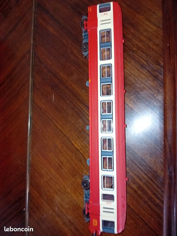 JOUEF HO ##5489 AUTORAIL EAD VOITURE AVEC PERSONNAGES+ECLAIRAGE NEUF EN BOITE gu