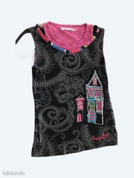 Tee shirt Desigual Fille 11/12 ans (image 1)