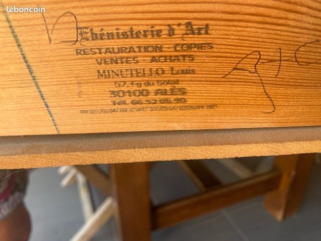 Table en pin massif (image 3)