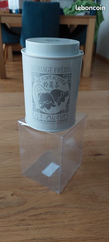 Boite vide mariage frère Lily Muguet thé blanc - Arts de la table