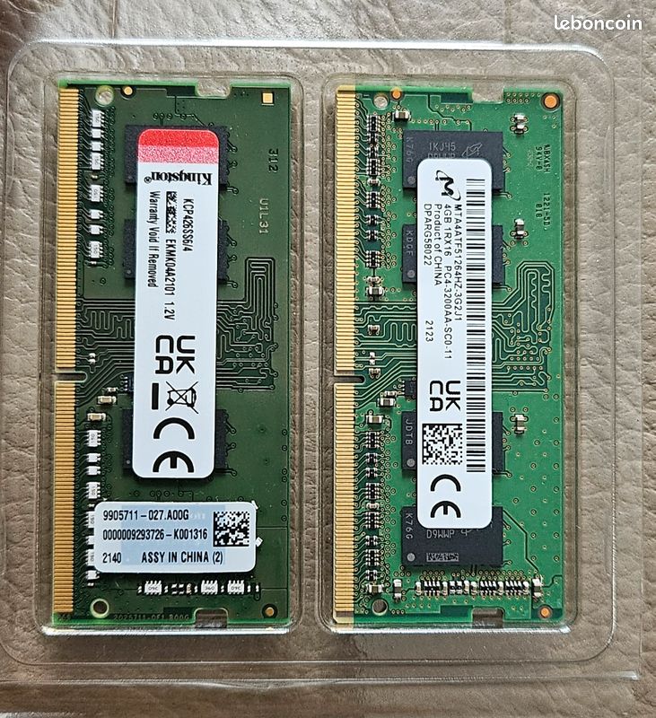 Barrette RAM 2 Go DDR2 PC2-6400 Pour Sony Vaio PCG - Neuf à Vie Garantie