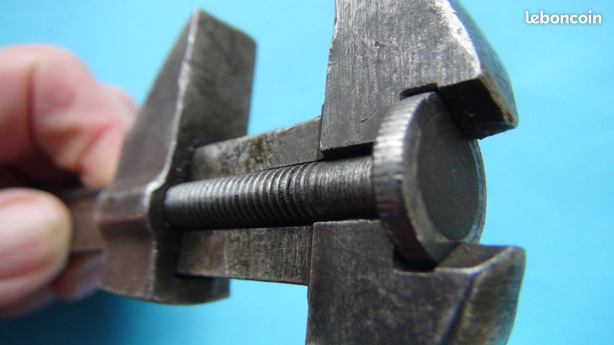 Ancienne Clé à Molette Peugeot 20 Cm – Modèle 113/12 Acier Chromé