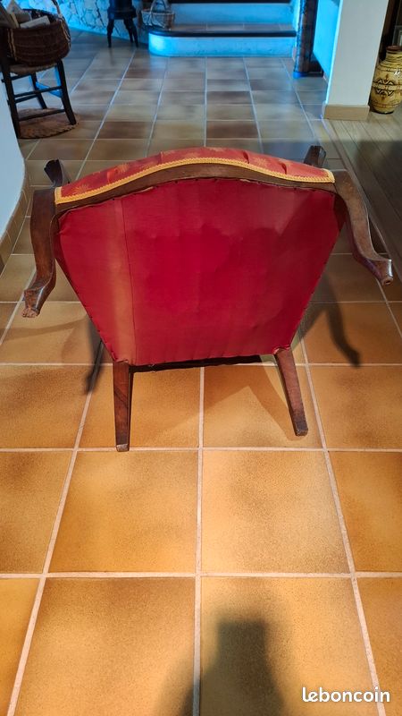 Fauteuil Voltaire ancien (image 3)