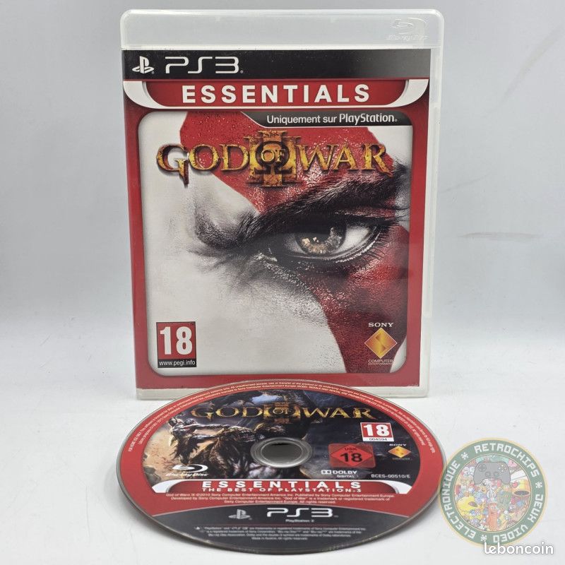 Jeu God Of War III - Version FR Pour PlayStation 3 - Très Bon état (TBE)