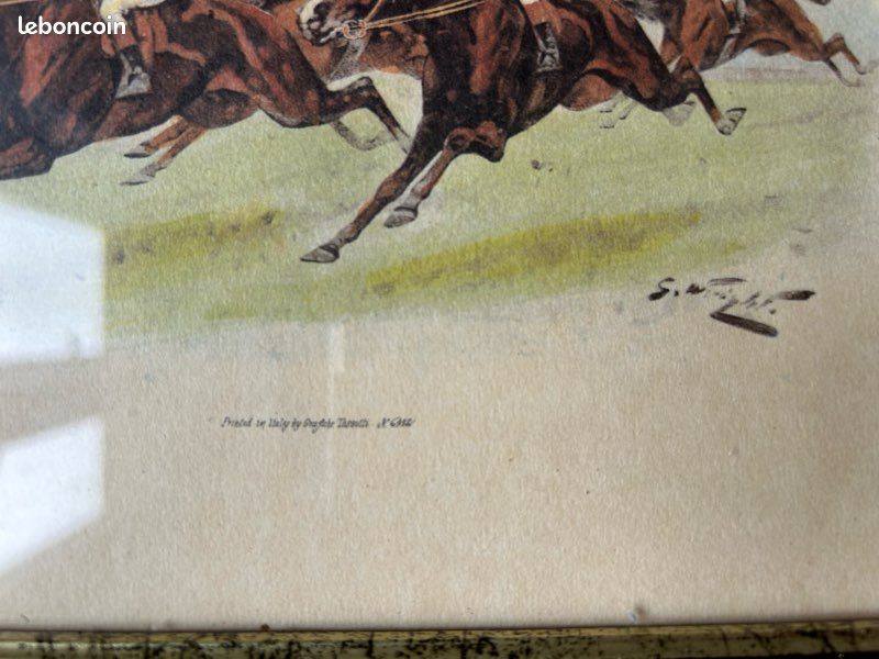 Carte Postale Ancienne Jockey Course Chevaux - 1899, Litho Designer, Originale