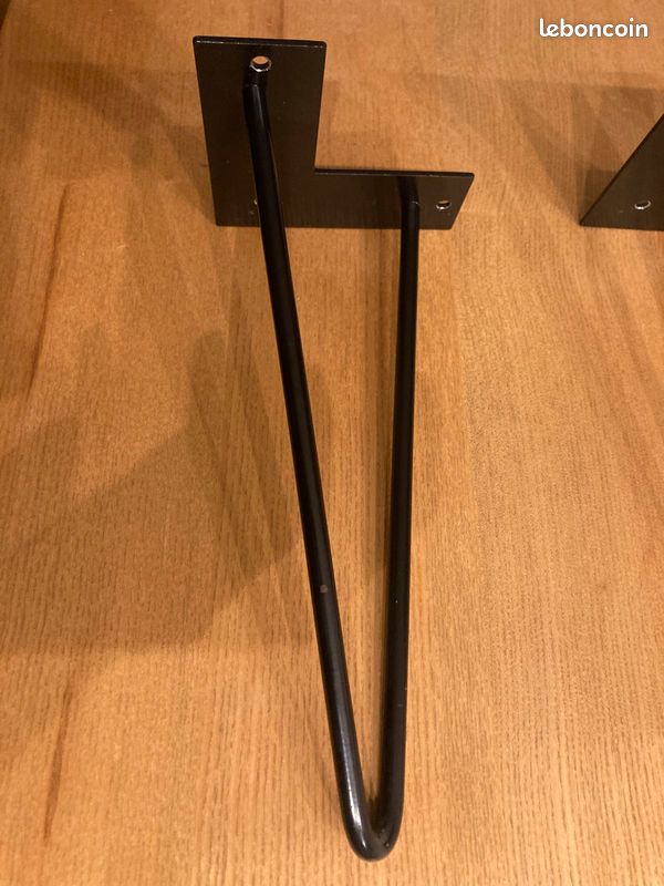 Pied épinglé 30cm noir (image 3)