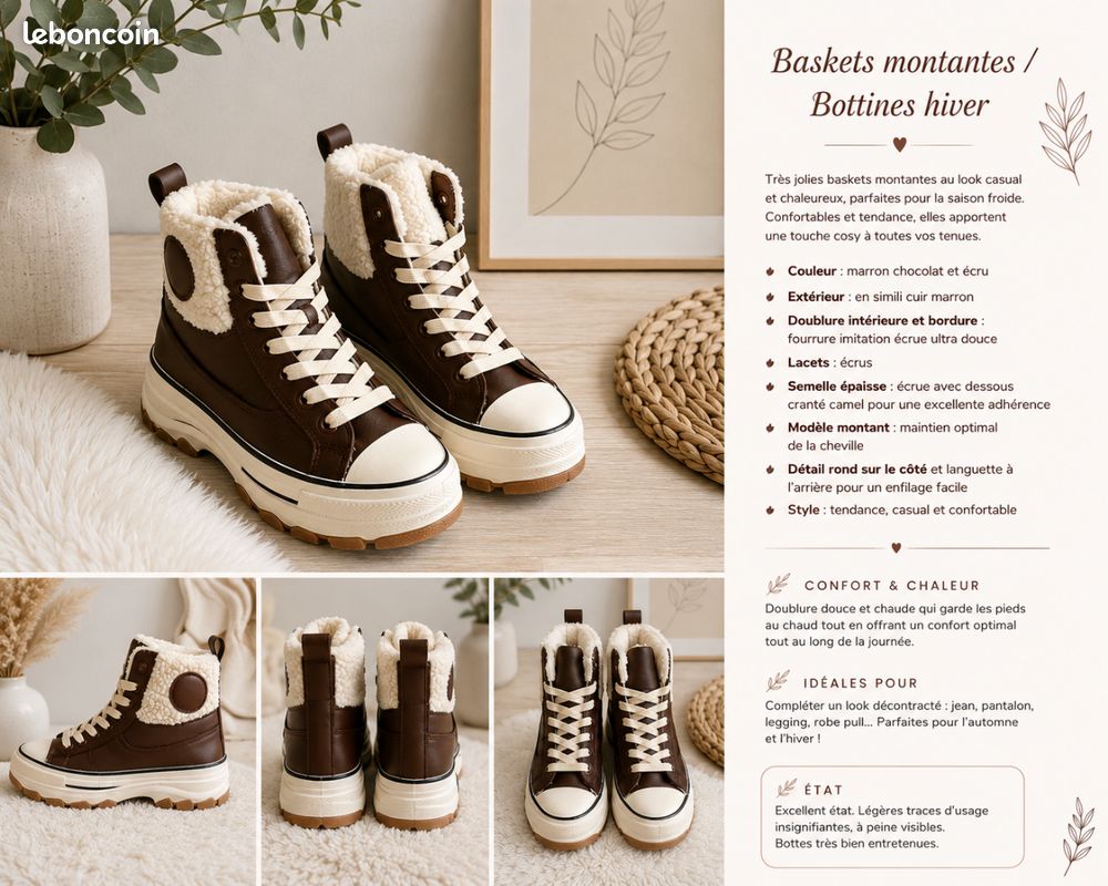 Bottines, Baskets d'hiver (image 1)