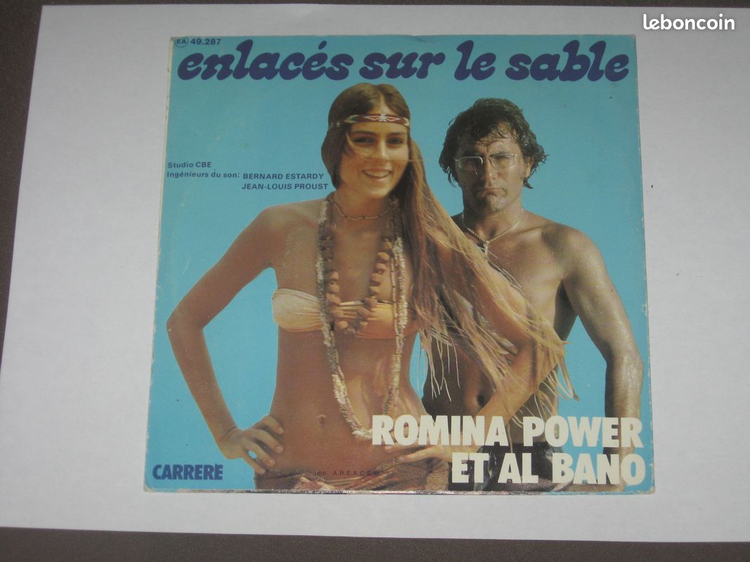 Romina Power Et Al Bano – Enlacés Sur Le Sable 45T (image 2)