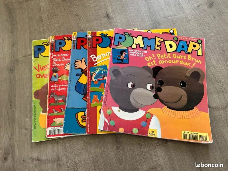 Lot de 5 magazines Pomme d'Api (image 1)