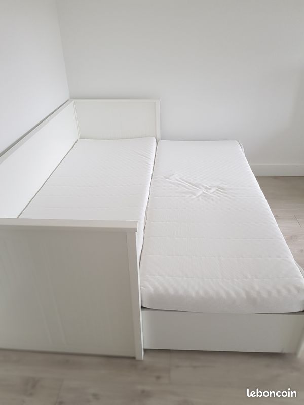 Lit ikea et ses 2 matelas (image 9)