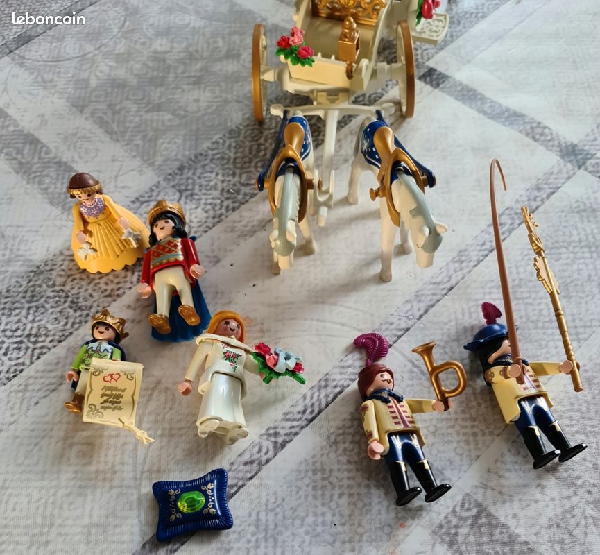 PLAYMOBIL SET DE jeu Le Château de Princesse Carrosse Royale EUR 49,90