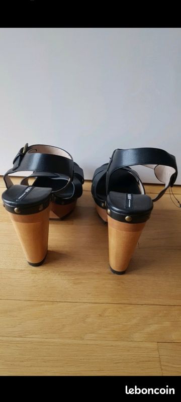 Chaussure a plateforme talon Pull&Bear (image 3)